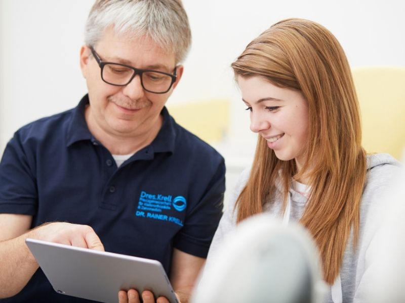 Virtuelle Sprechstunde der Zahnmedizin Dres. Krell – Foto-Upload